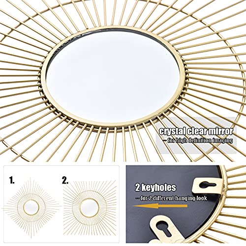 Gold Mirror for Wall Decoration