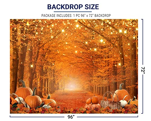 Fall Photography Backdrop Thanksgiving Party Supplies Autumn Pumpkin Friendsgiving Background