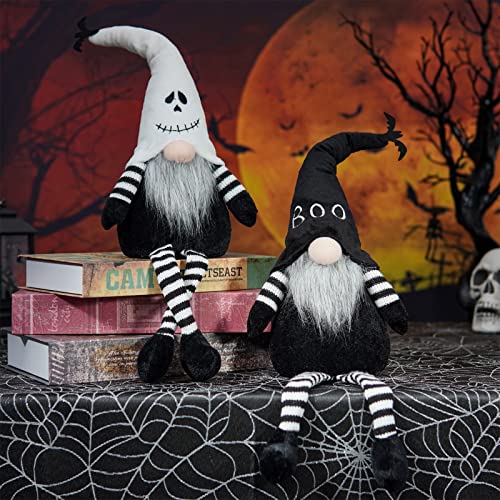 Lighted Halloween Witch's Broom, Spooky Halloween Party Decorations Home Ornament