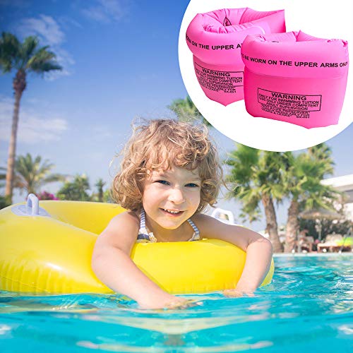 6 Pack PVC Kids Children Adult Swimming Arm Float Ring