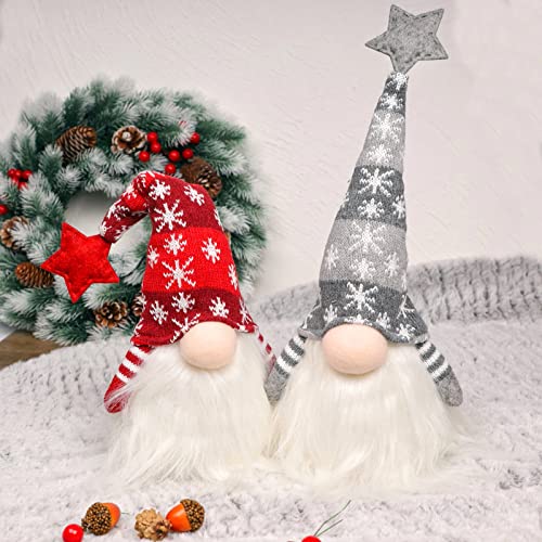 Handmade Plush Lighted Christmas Gnome Decoration