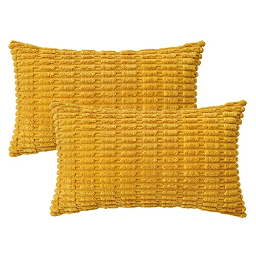 Pack of 2 Decorative Fall Throw Pillow Covers 18x18 Inch Pillow for Sofa Living Room Couch Bed