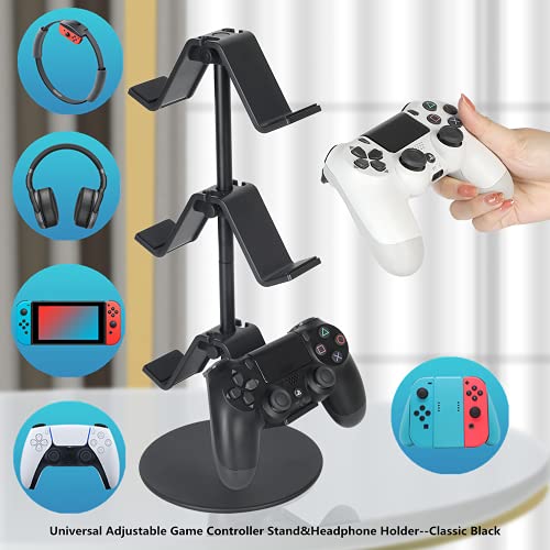 Game Controller & Headset Hanger for All Universal Gaming PC Accessories, Xbox PS4 PS5 Nintendo Switch