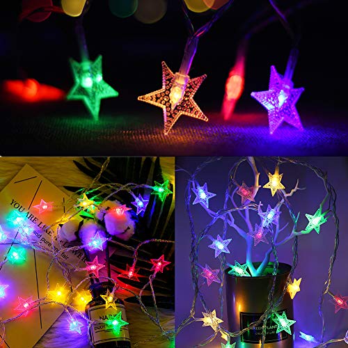 100 LED Star Christmas Lights