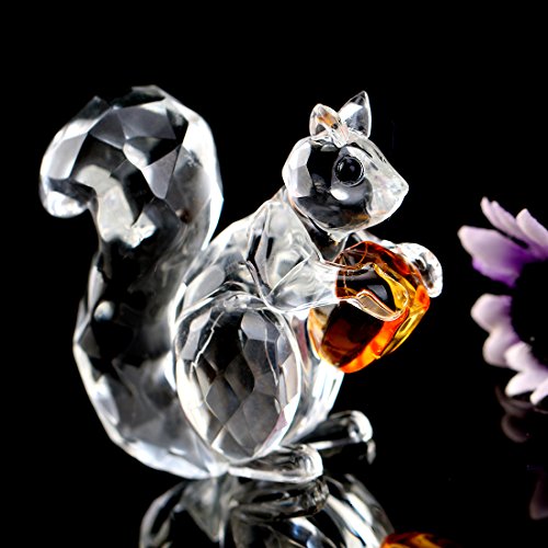 Crystal Squirrel Collectible Figurine