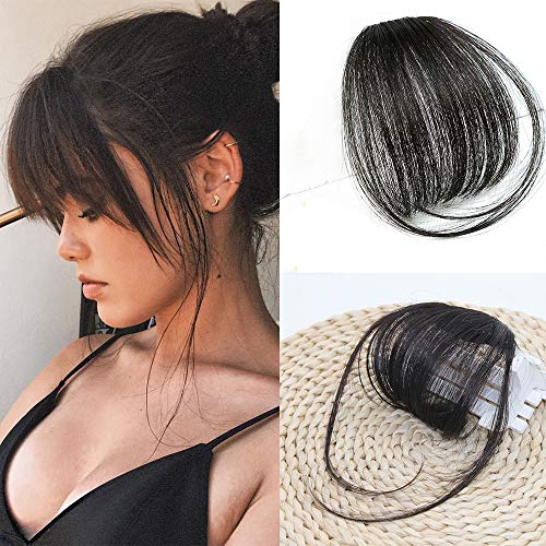 Clip in Air Bangs - Human Hair Extensions