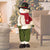 Standing Snowman with Extendable Legs Christmas Decoration