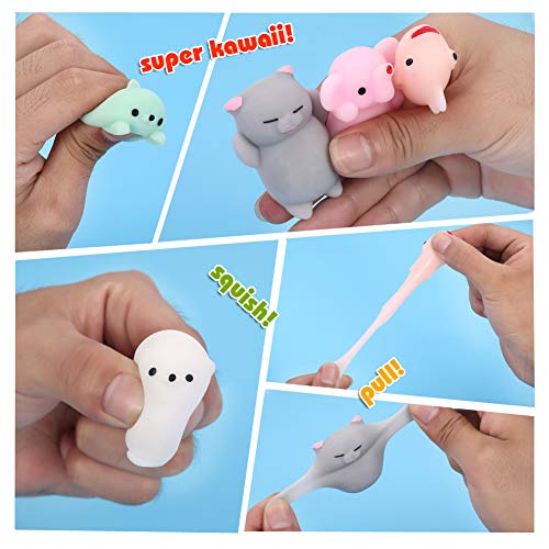 24pcs Mochi Squishy Toys for Easter Party Favors for Kids