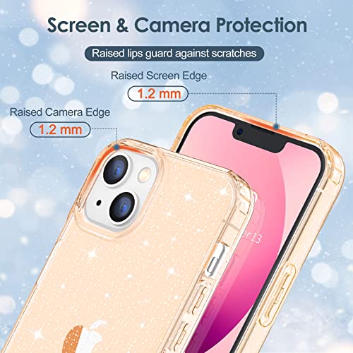 Slim Case for iPhone 13 Soft Liquid Silicone Gel Rubber Bumper, Anti-Scratch Microfiber Lining