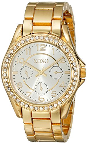 Holiday special! Women's Rhinestone-Accented Gold-Tone Watch