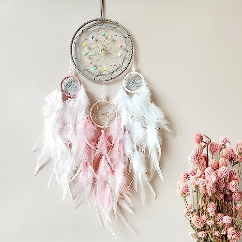 Evil Eye Dream Catchers, Black Dream Catchers for Bedroom Perfect Handmade Hanging Ornament Wall