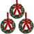 Set of 3 Lighted Christmas Wreath