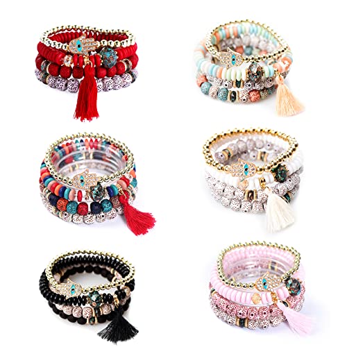 Bohemian Stretch Beads Bracelets for Women