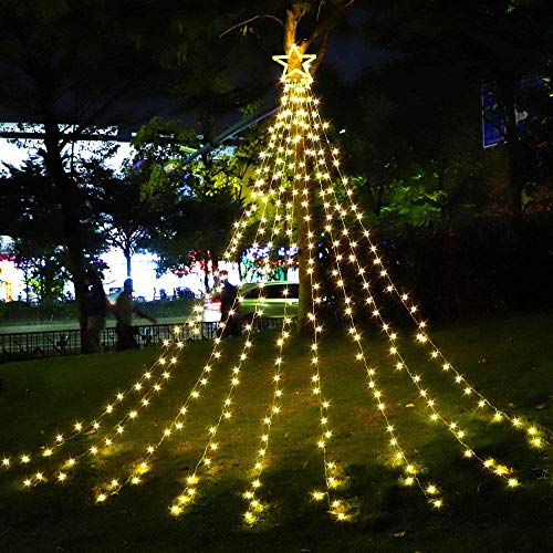 LED Star Christmas Tree Lights, Decoration