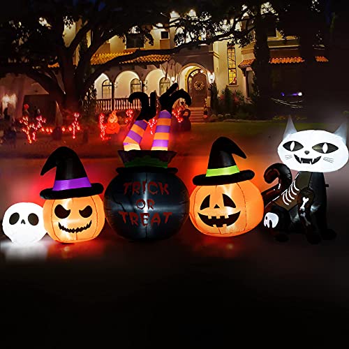 7.4 FT Halloween Inflatables Outdoor Decorations