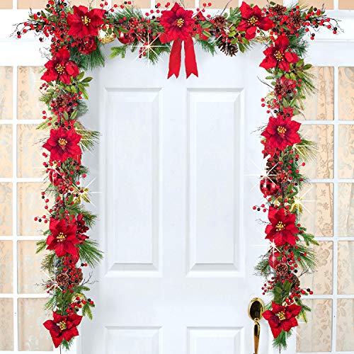 5.3 Ft Berry Christmas Garland Decoration