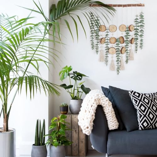 artificial hanging plants for bathroom Bathroom Decor Artificial Eucalyptus Hanging Wall Decor