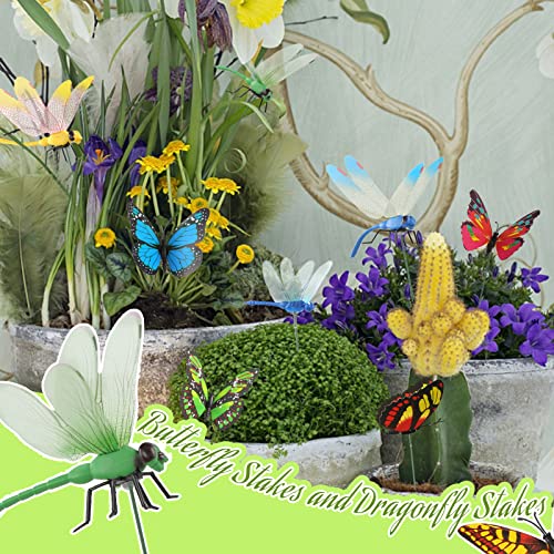 Butterfly Stakes, 50pcs 11.5inch for Garden Decoration