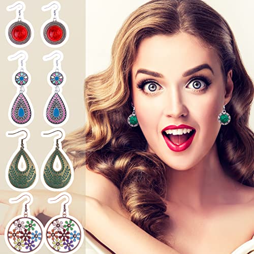 20 Pairs Bohemian Earrings Vintage Set for Women