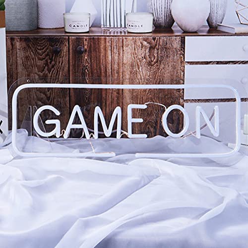 Game On Gamer USB Powered Led Neon Signs Wall Decoration