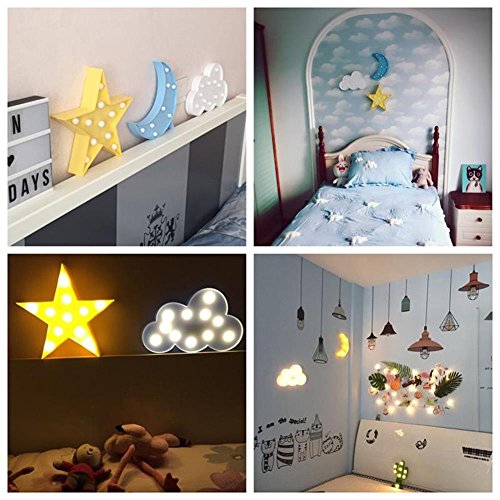 LED Moon Cloud  Star Night Lights for Bedroom Decoration