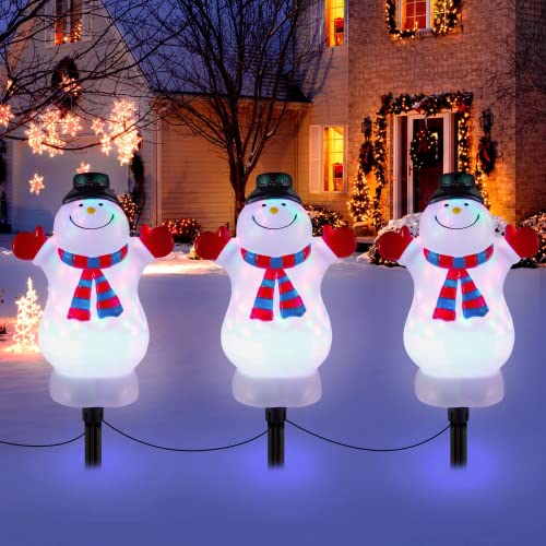 3 in 1 LED  Christmas Pathway Lights Decoration