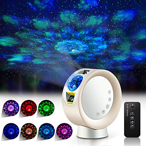 LED Sky Projector Light, Galaxy Lighting, Nebula Star Night Lamp w/ Base & Remote Control