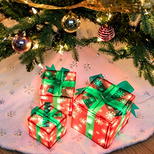 Christmas Lighted Boxes Decoration