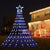 LED Star Christmas Tree Lights, Decoration