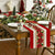 Poinsettia Red Christmas Placemats/ Table Runner