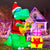 7Ft Christmas West Bay Inflatable Dinosaur w/ Built-in LED