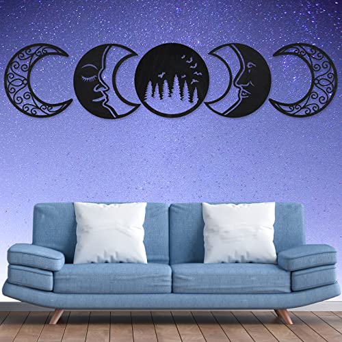 5 Packs Moon Wall Decoration