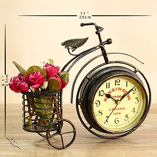 Silent Vintage Table Clock for Home Decoration