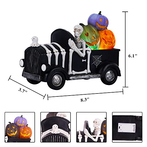 Lighted Truck for Halloween Decoration