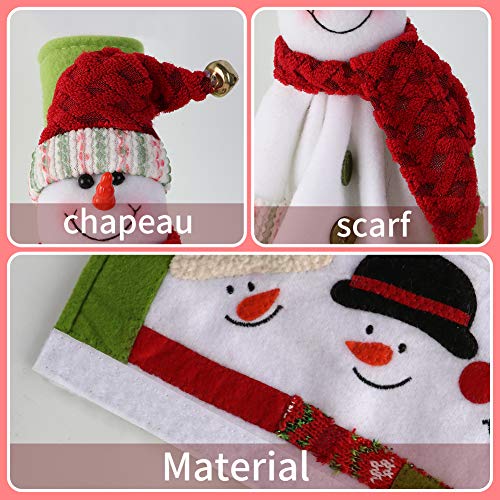 Set of 4 Christmas Refrigerator Handle Covers