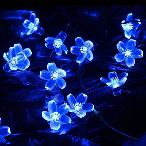 33 Feet 100 LED Cherry Flower Fairy String Lights Christmas, 8 Flash Modes with Tail Plug