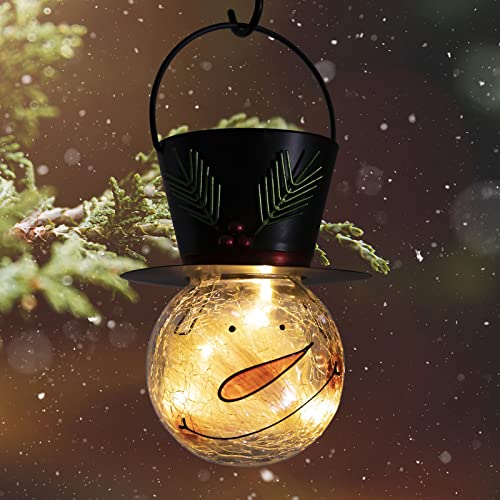 Christmas Snowman Solar Lanterns Decoration