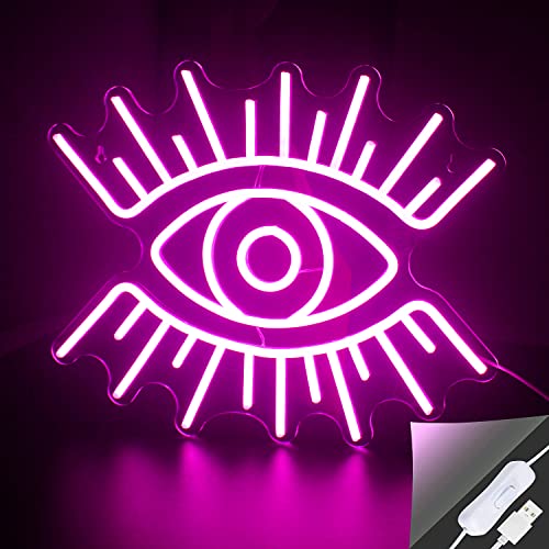 LED Eyes Neon Signs for Wall Decoration