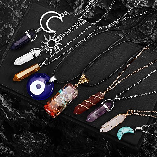 Vintage Crystal Pendant Necklaces for Women