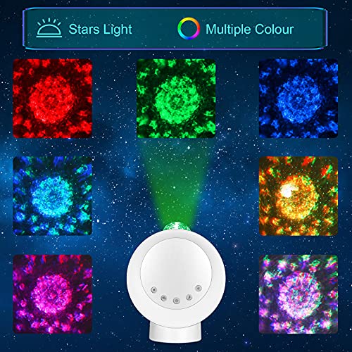 LED Sky Projector Light, Galaxy Lighting, Nebula Star Night Lamp w/ Base & Remote Control