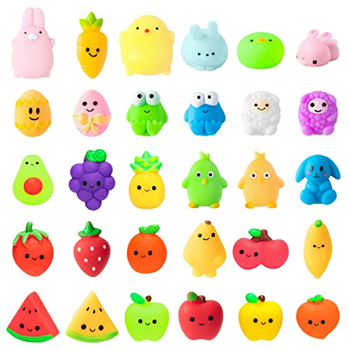 30Pcs Easter Mochi Squeeze Toys for Easter Party Favor