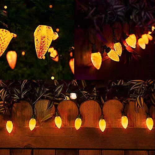 2PK Each 50 LED 49ft Extendable C9 Christmas Lights Decoration