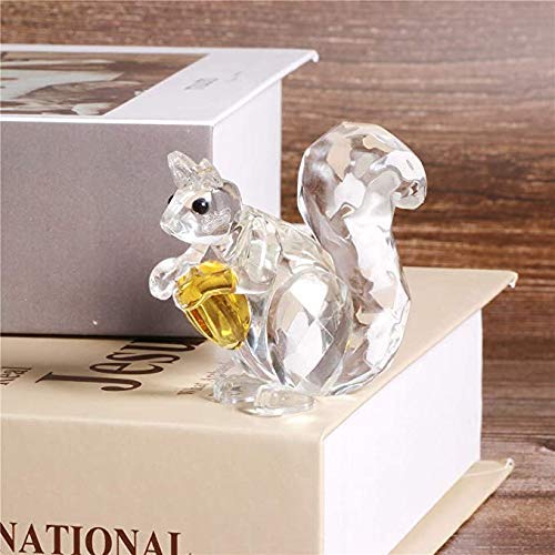 Crystal Squirrel Collectible Figurine