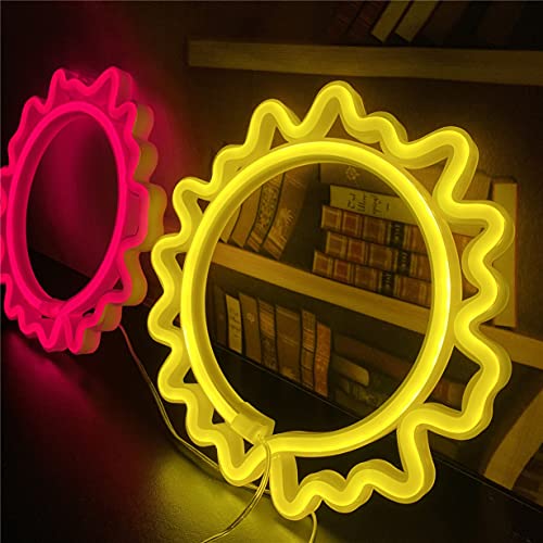 Sun Neon Led Signs w/ USB or Battery Operated for Home Decoration