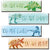 4 Pieces Dinosaur Sign Wall Art Motivational Quote Room Decor