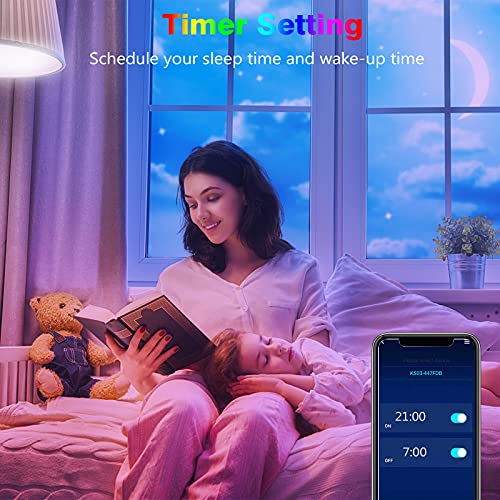 Led Strip Lights  Bluetooth Smart App Control Music Sync Color Changing RGB Led Light Strip with Remote