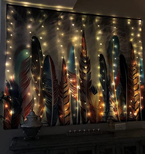 Modern LED Peacock Tapestry