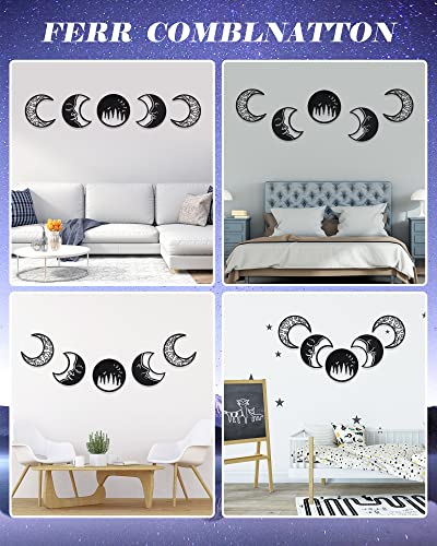 5 Packs Moon Wall Decoration