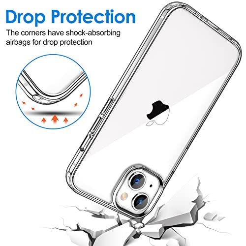 Slim Case for iPhone 13 Soft Liquid Silicone Gel Rubber Bumper, Anti-Scratch Microfiber Lining