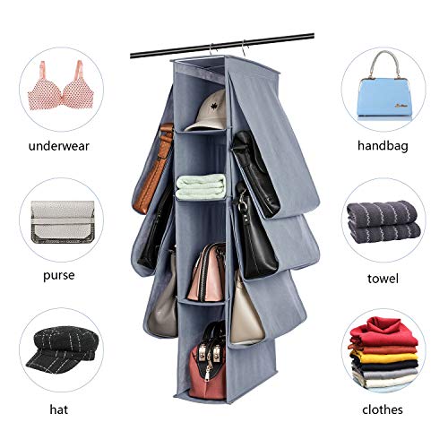 Closet Purse Organizer w/ 10 Compartments